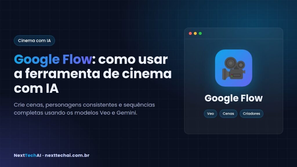 Google Flow: o que é e como usar a ferramenta de cinema com IA